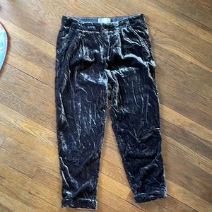 COPY - Brown velvet anthropologie pants